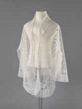 Cape, lace, message provenance, clothing accessories, women's clothing, fashion, capes, 19th