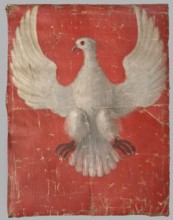 One-sided pennant, creator unknown, ; pennant/vexillum depicting the White Eagle coat of arms;