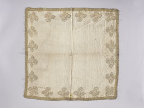 Velum, embroidery, church paraments, floral motifs, Henryków German: Heinrichau. Flowers, leaves,