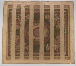 Ornamental tapestry, This late 18th-century Flemish tapestry height 517 cm, width 460 cm — cream,