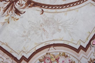 A so-called ceiling tapestry, tapestries, restitution provenance, fabrics, tapestries, knotted