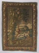 Figural tapestry; flowers, floral ornaments, pastoral scenes, fabrics, interior furnishings,