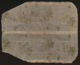 Fabric fragment, fragments of silk fabrics, patterned fabrics, fragments of a larger textile