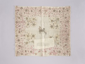 Velum, Velum or church cloth of white linen, embroidered with silk and gold thread. In the centre