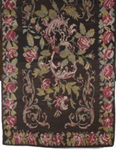 Kilim, court kilim so-called Stanislawowski, mid-19th century. Woven decorative fabric kilim from