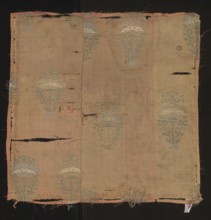 Fabric fragment, fabrics, origin: Persia Iran, 18th century. Fragment of silk patterned fabric with