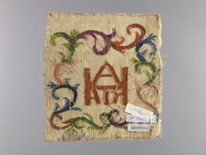 Palka?, unknown creator; church paraments; unknown origin; plant ornaments; sacred art; churches
