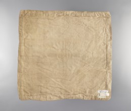 Velum. Velum made of blue silk fabric. In the center is an applied radiant medallion with the IHS