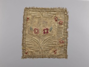 Pall, church paraments, unknown origin, flowers, leaves, plant ornaments, sacred art, churches and