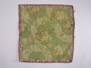 Velum; creator, church paraments; liturgical parament; flowers, leaves, plant ornaments; sacred