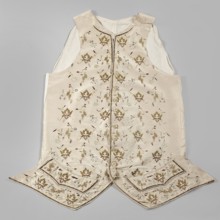 Vest, 2nd half of the 18th century, Poland. Garment, length 74 cm. Fastened to the neck with 9