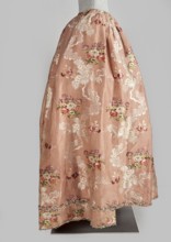 Robe à la française dress, floral ornaments, ribbon, flower bouquets, robe à la française, ruffles,