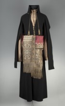 Zupan, Polish men's clothing national costume, long zupan fitted at the top and flared at the