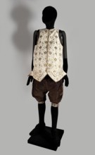 Trousers, trousers, clothing, floral ornaments, men's clothing, men's fashion, 18th century