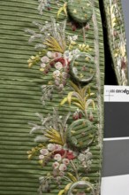 Habit à la française, repossession provenance; floral and plant motifs; fashion garment, men's