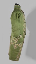 Habit à la française, repossession provenance; floral and plant motifs; embroidery; 18th century