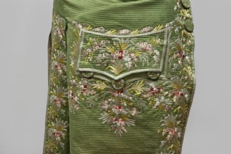 Habit à la française, repossession provenance; floral and plant motifs; fashion, men's clothing;
