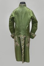 Habit à la française, repossession provenance; floral and plant motifs; fashion garment men's