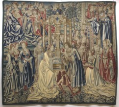 David and Bathsheba tapestry, unknown workshop, Jan van Roome fl. 1498–1521 co-author, tapestries.