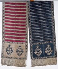 Kontusz belt, flower bushes ornament, double-sided belt, plant ornaments, Polish costume, Poland