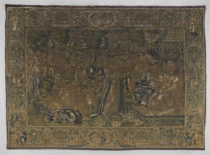 Figural tapestry, tapestries, fabrics, biblical scenes, decorative fabrics, interior furnishings,