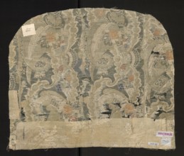 Fabric fragment, fabrics, fragments of a larger textile object, fragments of silk fabrics,