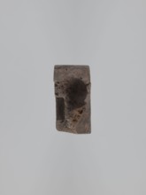 Double-sided gingerbread mold; obverse: seven different motifs—heart, rooster, dog in front of a