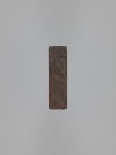 Double-sided gingerbread mould. Side A: image of a soldier in a parade uniform from the beginning
