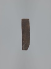 Double-sided gingerbread mould. Obverse: rectangular floral and geometric ornament; rectangular