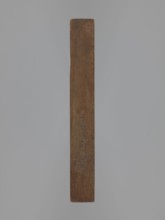 Double-sided gingerbread mould. Rectangular wooden mold with five motifs on one side, including the