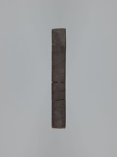 Double-sided gingerbread mould. Obverse: image of a trumpeter on a horse. Reverse: horse-drawn