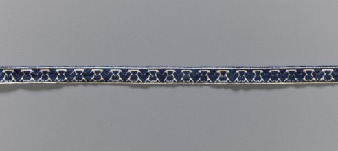 Gallon, galloons haberdashery, origin unknown, plant ornaments, 19th century, Europe, fabric