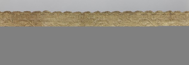 Gallon, haberdashery, origin, 19th century, Lithuania, fabric, haberdashery, width 8.5 cm, length