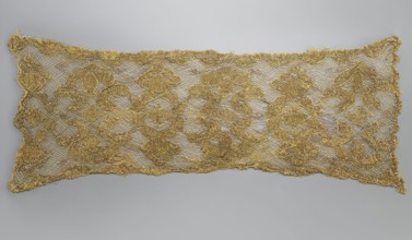 Fragment of lace, lace, 17th/18th century, Belgium, fabric, lace, width 31 cm, length 76 cm, A