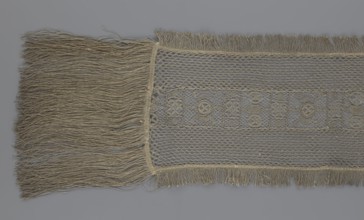 A so-called Saxon lace belt, creator unknown, lace belt for men's clothing, clothing accessory. The
