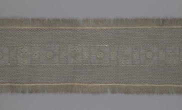 A so-called Saxon lace belt, lace belt and clothing accessory for men's clothing, decorated with a