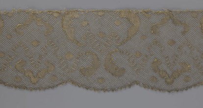 Lace fragment, lace, 18th century, Europe, fabric, width 20 cm, length 120 cm, purchased