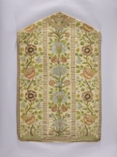 Chasuble, Mid-18th century. Cotton lining. 18th century, Poland. Liturgical vestment. Length 110