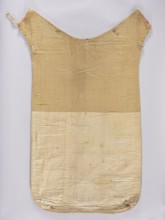 Chasuble, liturgical vestment, 18th–19th century, Poland. Back: sides of smooth dark red velvet.