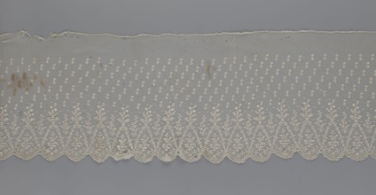 Lace fragment — shuttlecock, mid-19th century, France. Lace shuttlecock for clothing