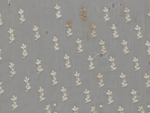 Lace fragment — shuttlecock;, Mid-19th century, France. Lace clothing accessory fashion. Lower