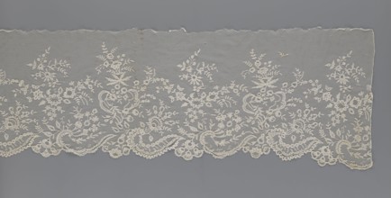 Lace fragment — shuttlecock;, Purchase provenance. Fashion; clothing accessories. Lace needle lace,