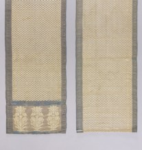 Kontusz belt, Tulips; double-sided, semi-solid triple-section heads with stylized tulip flowers and