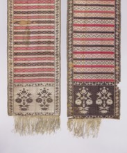 Kontusz sash, Paschalis Jakubowicz Manufactory Warsaw; belt manufacturer; 1788-1794. Solid kontusz