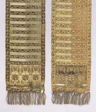 Kontusz belt, PC Salzhüber Manufactory Gdansk; belt manufacturer; ca. 1775–1800. Single heads with