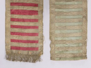 Fragment of a kontusz belt; Polish; 18th century; Gdansk place of origin. Double-sided, semi-solid