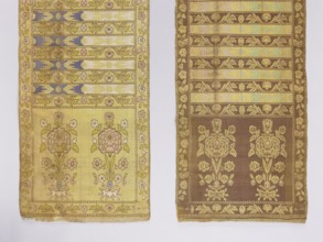 Kontusz belt. Bipartite heads with elongated floral bouquets; transverse belts with a floral