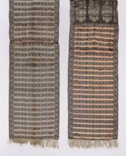 Kontusz belt, Polish men's costume accessory kontusz belt, sewn from pieces; 18th century.