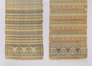 Kontusz belt. Quadripartite heads with a pattern of flower bouquets in inverted vases; earth marked