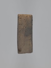 Double-sided gingerbread mold. Obverse: coat of arms with initials GG, top inscription Memento